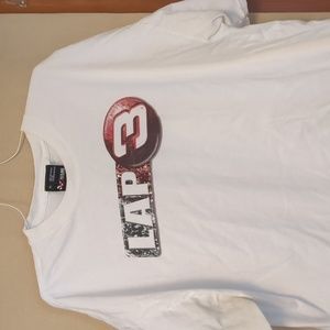 Dale Earnhardt Lap 3 Nascar #3 Vintage White Chase Authentics T-Shirt Size XL